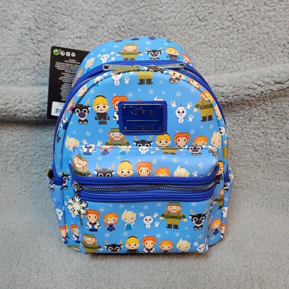 Loungefly Disney Frozen Mini Backpack All Over Design Elsa  display picture 1